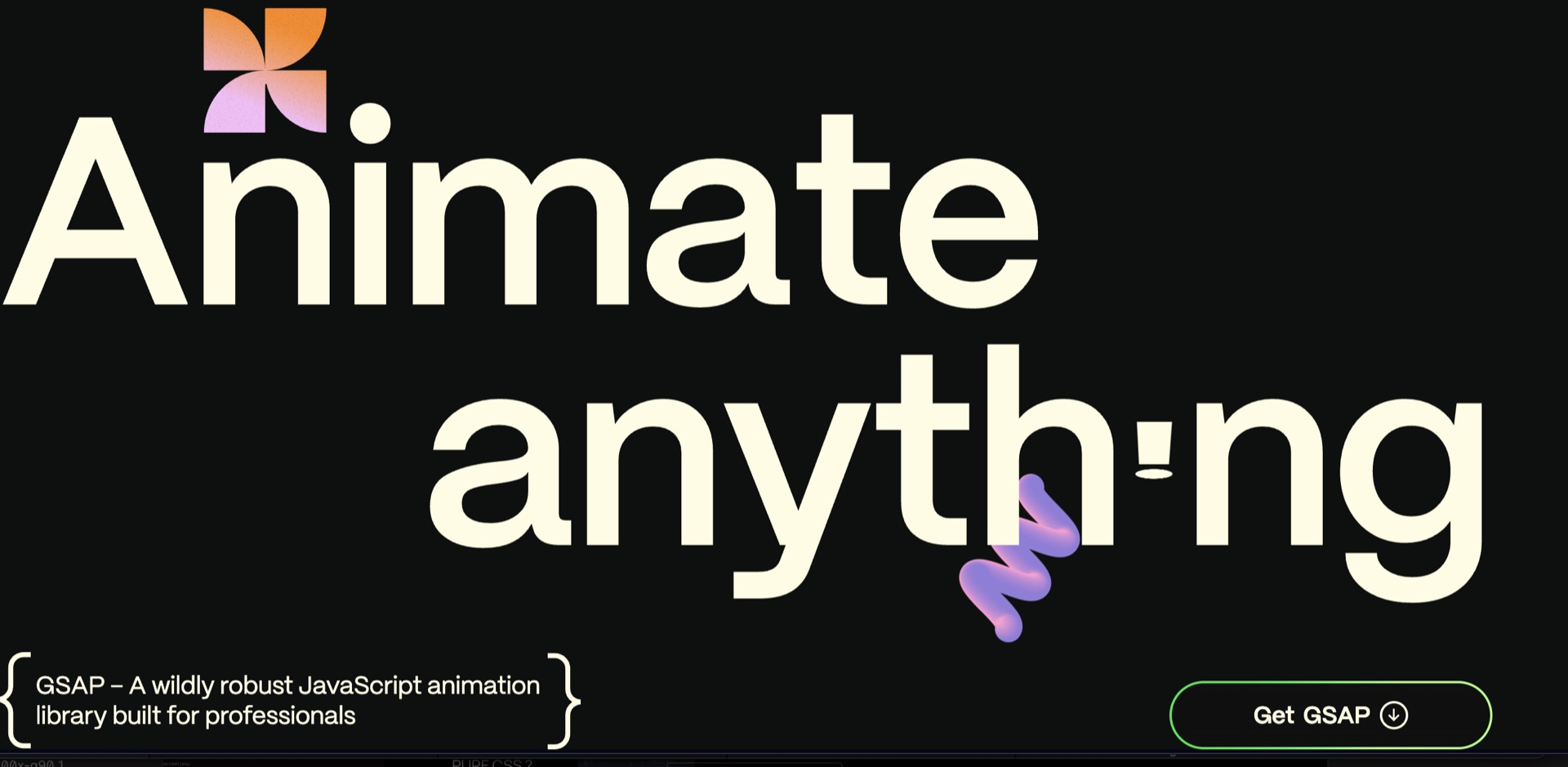 Animation GSAP — interactions et transitions immersives
